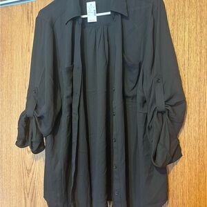 Maurices Classic Black Blouse
